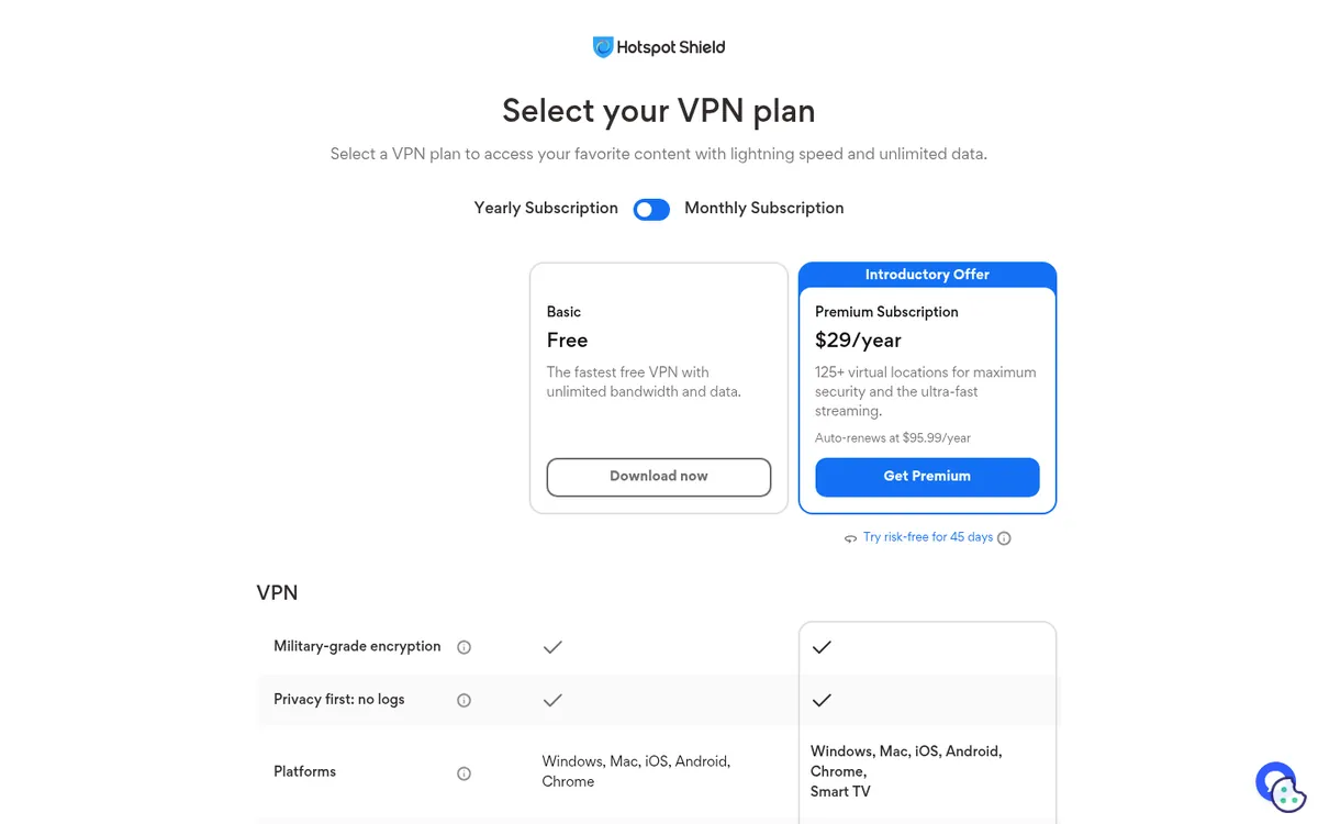 Hotspot Shield-palvelun hinnasto – vertailussa: paras VPN Suomessa